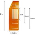 Pack of 3 Knob Handle Pull Drill Mounting Template for Cabinet Doors ...