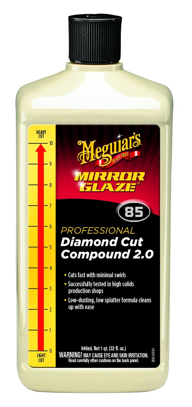 Meguiars M8532 Polishing Compound Mirror Glaze Removes Light Swirls and