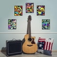 thumbnail image 7 of Rock Graffiti Street Canvas Prints Art Decorative Wall Art Pictures Rock Band Decor 6 Piece Unframed Abstract Artwork Home Preppy Room Decor for Office Bedroom Living Room, 7 of 7