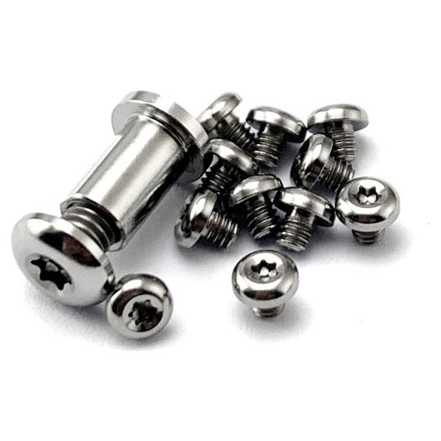 Transemion Petite Vis de Réparation de Clous, Vis de Réparation de Rivets, Titane Primaire