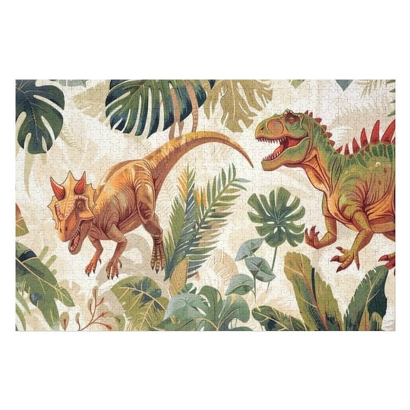 Puzzles for Adults 300 Pieces - Dinosaur World Funny Jigsaw Puzzles Learning & Fun Educational Toys Gift