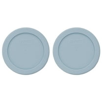 Pyrex 7202-PC 1 Cup Crystal Blue Lid (2-Pack)
