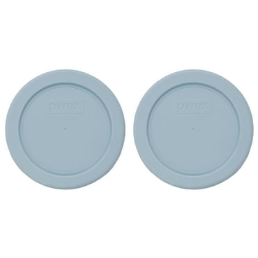 Pyrex 7202-PC 1 Cup Crystal Blue Lid (2-Pack)