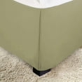 thumbnail image 2 of Elegant Comfort 1-Piece Solid Bed Skirt, 1500 Series, Minimalist Design with a Modern Look- Easy Care, Wrinkle and Stain Resistant, Bedskirt, King, Succulent Green, 2 of 7