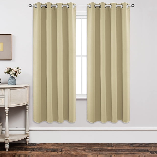 Juego de cortinas opacas Joydeco, 183 cm de longitud, 2 paneles