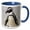 Blue/White, variant on 3drose, African Penguin, Boulders Beach, South Africa-af42 Rbe0068 - Ralph H. Bendjebar, 11oz Two-tone Yellow Mug
