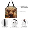 thumbnail image 5 of Lsque Cute Floral Cow Pattern Lunch Bag Women/Men Insulated Lunch Box,Small Leakproof Cooler Food Lunch Containers Reusable High Capacity Lunch Tote Bags, 5 of 6