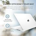 thumbnail image 4 of HP Stream 14" Laptop, HD BrightView, Intel Celeron N4120, 16GB RAM, 64GB eMMC, 1TB Cloud Storage, Free AI-Powered Microsoft 365, Windows 11 S,USB-C, WiFi, 720p Webcam, with 5ave Accessories,White, 4 of 8