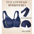 thumbnail image 4 of Curyon Women's Minimizer Bra Comfort Non Padded Wireless Full Figure Plus Size Bras,48C, 4 of 6