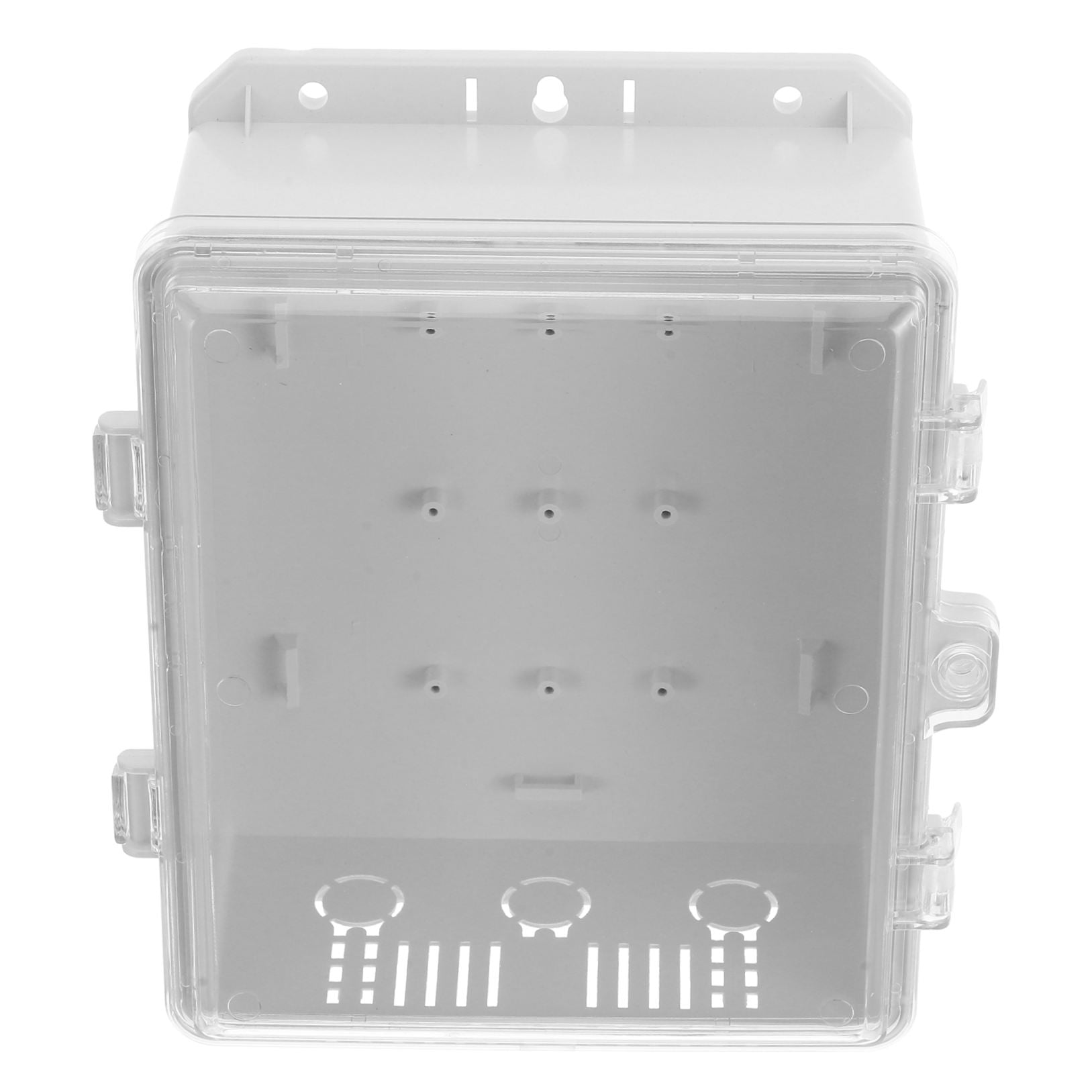 LEORX 1Pcs Transparent Panel Plastic Enclosure for Electronics Projects and Waterproof Protection