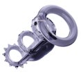 thumbnail image 2 of Anillo de retardo de vibración multifuncional, resistente al agua, suave, elástico, seguro, con 10 velocidades de vibración, anillo de retardo de eyaculación para el pene, 2 of 13