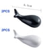 thumbnail image 2 of Juego de 4 palillos de cerámica de ballena azul, palillos de animales, cuchara, tenedor, soporte para cuchillos, decoración de mesa, 2 of 5