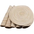 thumbnail image 4 of Round Braided Placemats Set of 6 Washable 15 inch Round Placemats Kitchen Table Place Mats Round Table Mats, 4 of 5