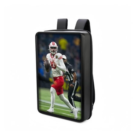 21.5 Inch IP65 Waterproof Advertising Backpack, 1000nits High Brightness LCD Digital Signage Backpack, Human Walking Backpacks Digital Billboard with USB/App/CMS Input for Auto ADs Playback