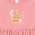 thumbnail image 4 of Inktastic Cute Teddy Bear 1st Birthday Party Girls Baby Dress, 4 of 5