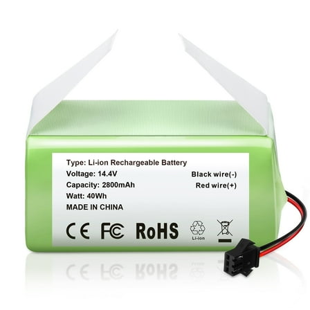 Vacuum Replacement Batteries 3200mAh 14.4V for Eufy RoboVac 11,11S,30,30C,15C,15T,12,35C,15C MAX,for Ecovacs Deebot N79S,500, N79DN622,for Tesvor X500 Robot Vacuum Cleaners