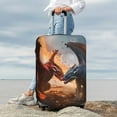 thumbnail image 7 of Hirioo Lava Dragon for Elasticity Suitcase Cover (No luggage Included) Durable Luggage Protector Fits 18-32 Inch Luggage-Medium, 7 of 7