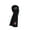 Black, variant on Winter Scarf Children's Solid Color Chunky Knit Thickened Thermal Neck Warmer Versatile Adorable Leather Label Scarf Unisex Style Windproof Outdoor Essential