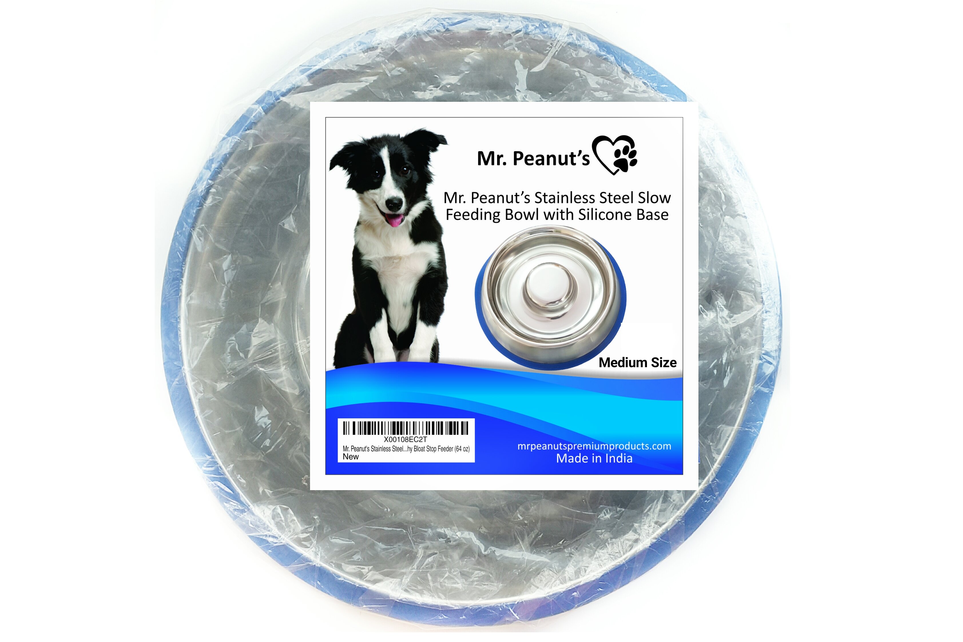 Mr. Peanut's Slow Feed Anti Bloat Dog Bowl photo 7