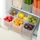 thumbnail image 3 of Cajas de almacenamiento para refrigerador, organizador de alimentos frescos, almacenamiento en frío, verduras, especias, contenedores de alimentos, cajas de cocina para el hogar, 3 of 5