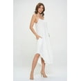 thumbnail image 3 of Women's Rayon Modal Sexy Casual Sleeveless Stylish Maxi W/Pockets, Long Lingerie, Nightgowns, Summer Dresses(Off White Medium Size), 3 of 6