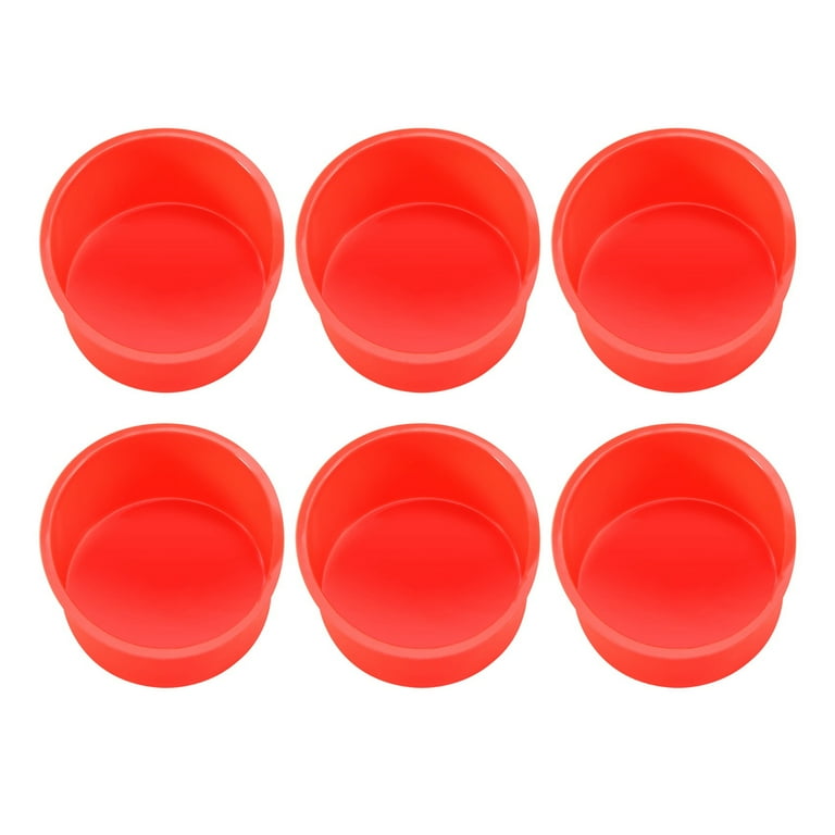 Silicone Mini Cake Molds Inch Round Baking Pan Non-Stick