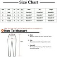 thumbnail image 3 of Lenpel Wide Leg Pants for Woman Summer Casual Elastic High Waisted Palazzo Yoga Lounge Pants Baggy Travel Vacation Trousers, 3 of 7