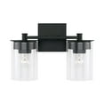 thumbnail image 5 of Capital Lighting 146821-532 Mason 2 Light 14" Wide Bathroom Vanity Light - Black, 5 of 7