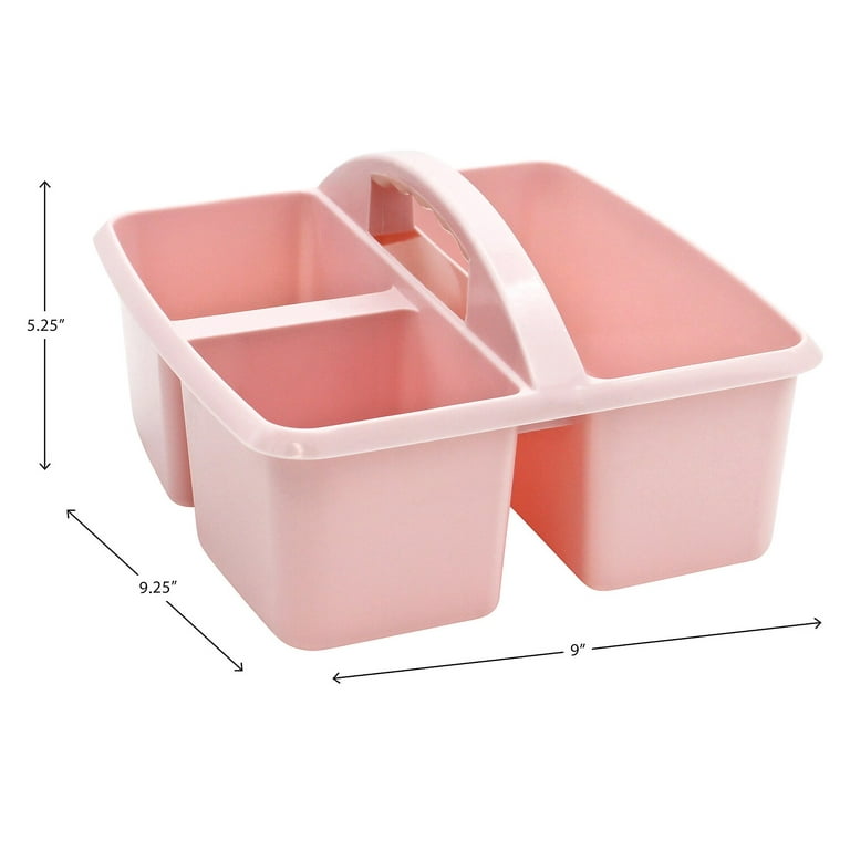 Teacher Created Resources® Storage Caddy, Light Pink, Pack of 6