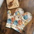 thumbnail image 5 of Cute Oven Mitts,Fall Pumpkins Leaves Pattern Oven Mitt 2-Pack Set,Kitchen Gloves for Oven,Heat Resistant Oven Mitts 7.7"x12", 5 of 7