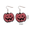 thumbnail image 2 of Boucles d'Oreilles Halloween, Boucles d'Oreilles Citrouille Alternatives Rétro Exagérées, 2 of 5