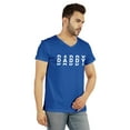 thumbnail image 2 of Inkmeso Men's Graphic Printed Daddy Tshirt For Dad V-Neck Shirt Jersey Tee Shirt, 2 of 6