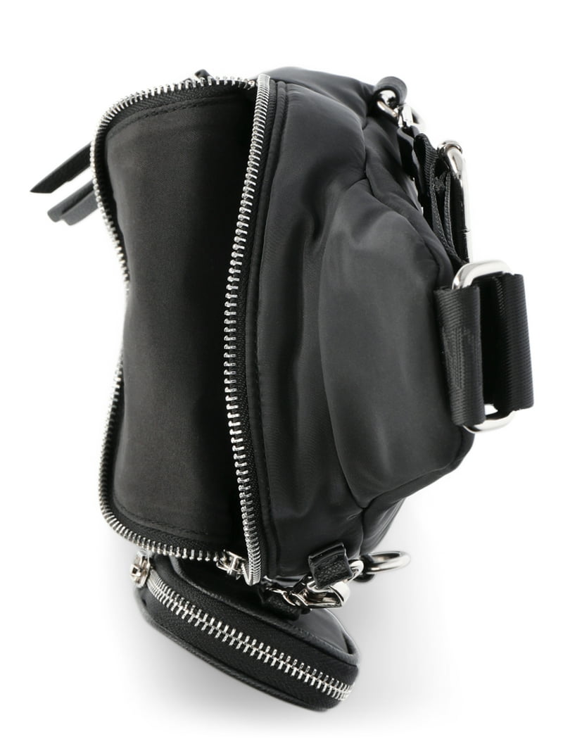 Madden NYC Women's Sling Bag with Pouch, Black - Walmart.com