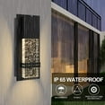 thumbnail image 4 of PARTPHONER Maykol Crystal Bubble Glass LED Wall Light, Dusk to Dawn Sensor, Warm White, 4 of 6