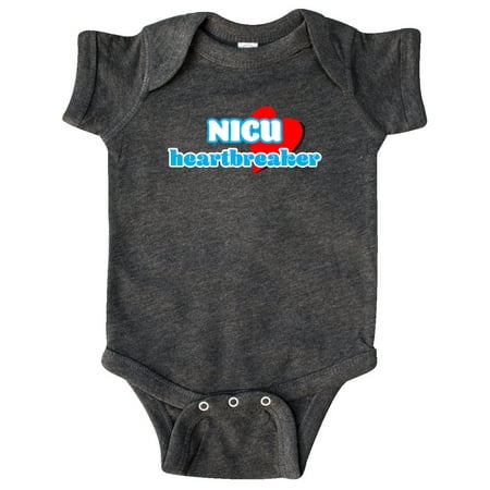 

Inktastic NICU Heartbreaker in Blue with Red Heart Gift Baby Boy or Baby Girl Bodysuit