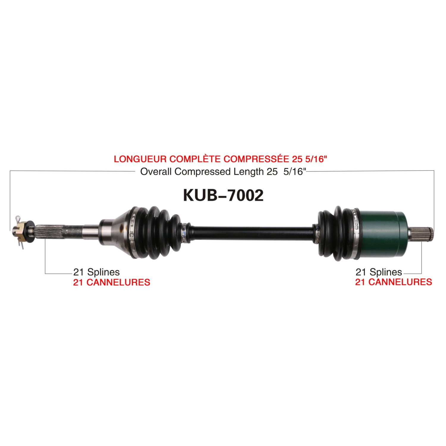 TrakMotive Complete Axle Fits Kubota 216308