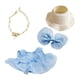 thumbnail image 1 of Conjunto De Ropa Para Muñecas De Niña, Tocado Con Lazo, Vestido De Tul, Decoración Para Muñecas De Años, 8 A 10 Años, Estilo E, 1 of 8
