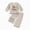 G276-Beige, variant on HFHAPW Toddler Kids Girls Clothes Outfits Long Sleeve Pullover Sweatshirt Tops Pants Set 2Pcs Fall Winter,6-12 M