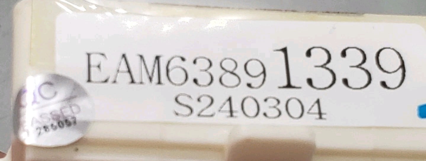 Open Box New OEM Replacement for LG Dryer Noise Filter EAM63891339