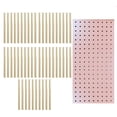 thumbnail image 4 of Sewing Thread Holder Wall Mount Shelf Sewing Thread Organizer for Braid Knitting Pink 60.5cmx29cm, 4 of 8