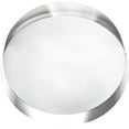 thumbnail image 2 of CiaoHER 2in Thickness 7in Diameter Acrylic Disc Display Block Clear Polished Round Pedestal Stand Riser 7" x 2", 1 Pack, 2 of 5