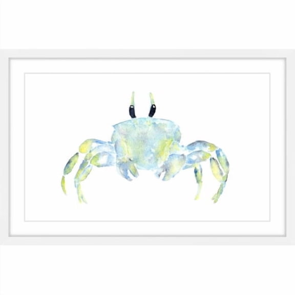 Marmont Hill "Ghost Crab" by Thimble Sparrow Framed Painting Print