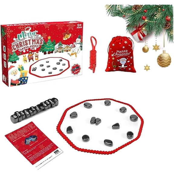 Chess Game,Chess with String - Portable Intellectual Battle & Strategy Board Game for Family Game Night Fun Educational Gift(Red)