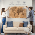 thumbnail image 6 of Elephant Stock Our Travel Map Push Pin Ii Wall Art - Map Canvas Art - 24" x 16", 6 of 8