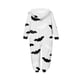 thumbnail image 4 of Family Halloween Pjs Matching Sets Halloween Print Long Sleeve Zippered One Piece Pajama Hooded Jumpsuit Winter Halloween Pjs Family Set, 4 of 4