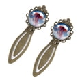 thumbnail image 2 of Jellyfish Book Accessories: Vintage Copper-Colored Lace Bookmarks – Set of 2 Stainless Steel Book Markers for Readers and Book Lovers, 2 of 5