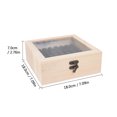 thumbnail image 3 of Estuche de almacenamiento 64 ranuras Organizador de caja de aceite esencial de madera con capacidad para botellas de 1-3 ml Estuche de transporte de aceite esencial Caja de madera de almacenamiento Abanopi Estuche de almacenamiento, 3 of 7