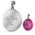 thumbnail image 4 of Collier Cercle Inspiré en Acier Inoxydable Ou or 18 Carats 18-22", 4 of 7