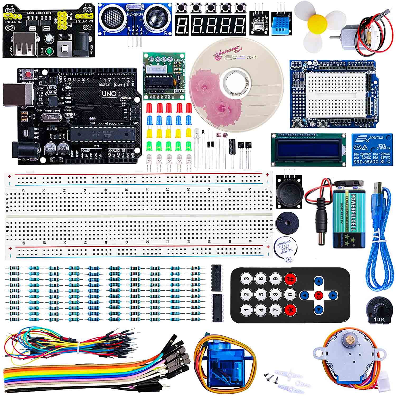 MEGA2560，27 Projects with Tutorials NANO Smraza UNO R3 Starter Kit for Arduino