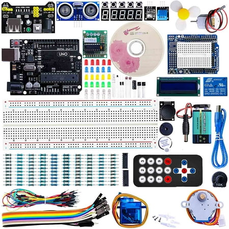 Camkey UNO Project Super Starter Kit with Tutorial and UNO R3 Compatible with Arduino IDE